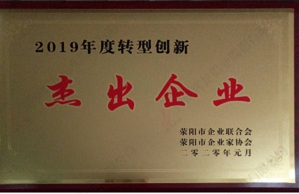 2019年度轉(zhuǎn)型創(chuàng)新杰出企業(yè)